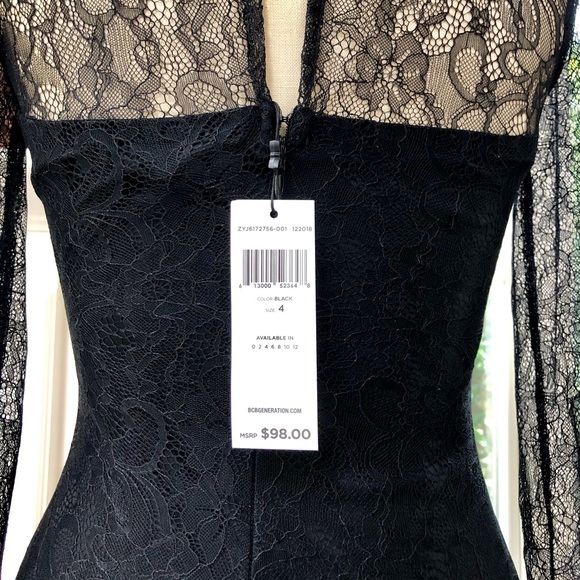 Last one!! ❤️ BCBG ❤️ Asymmetrical Lace Dress - Picture 6 of 8
